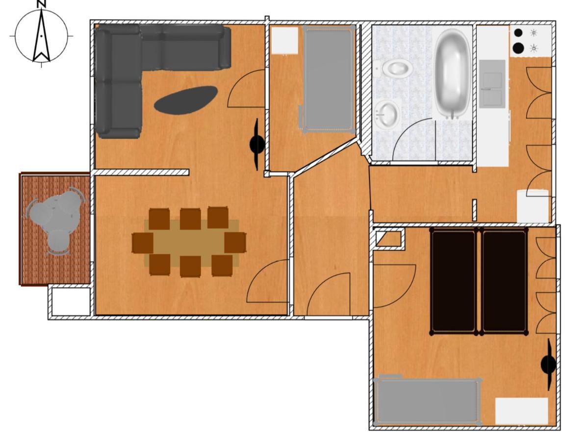 Jena City Apartment, Balkon, Sonnig, Wifi, Parkplaetze, Naehe Zentrum Екстериор снимка
